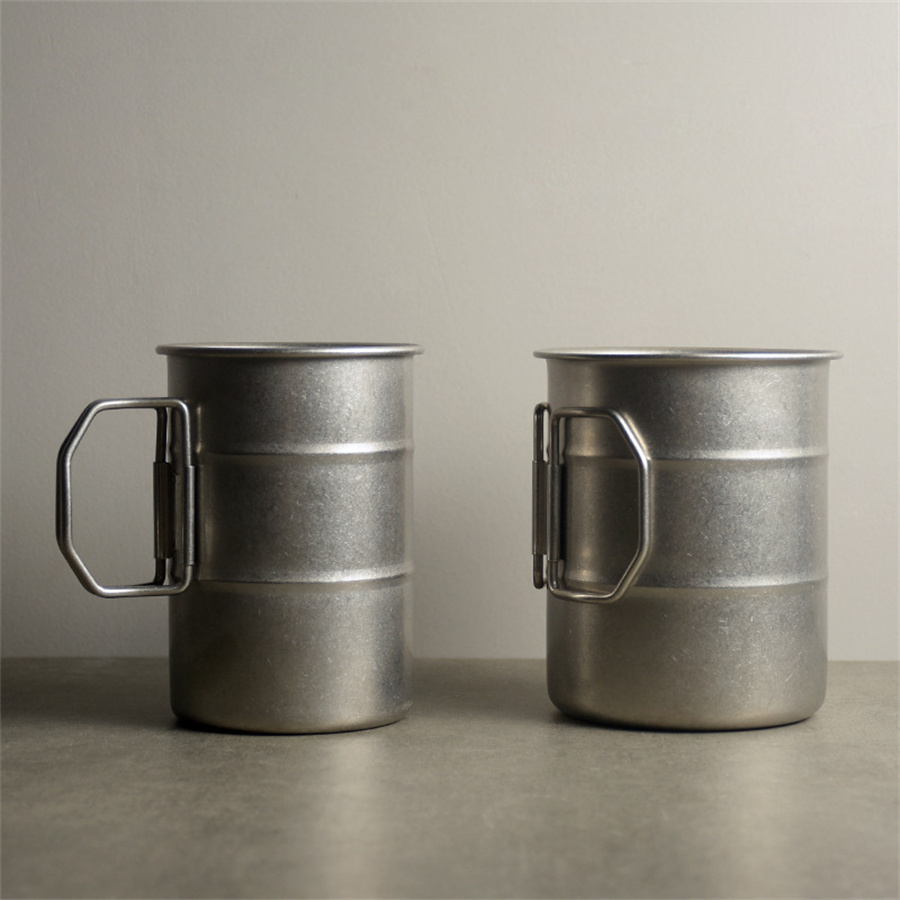 Coffee Tea And Sugar Canister Set - Tasse de camping vintage pliable portable