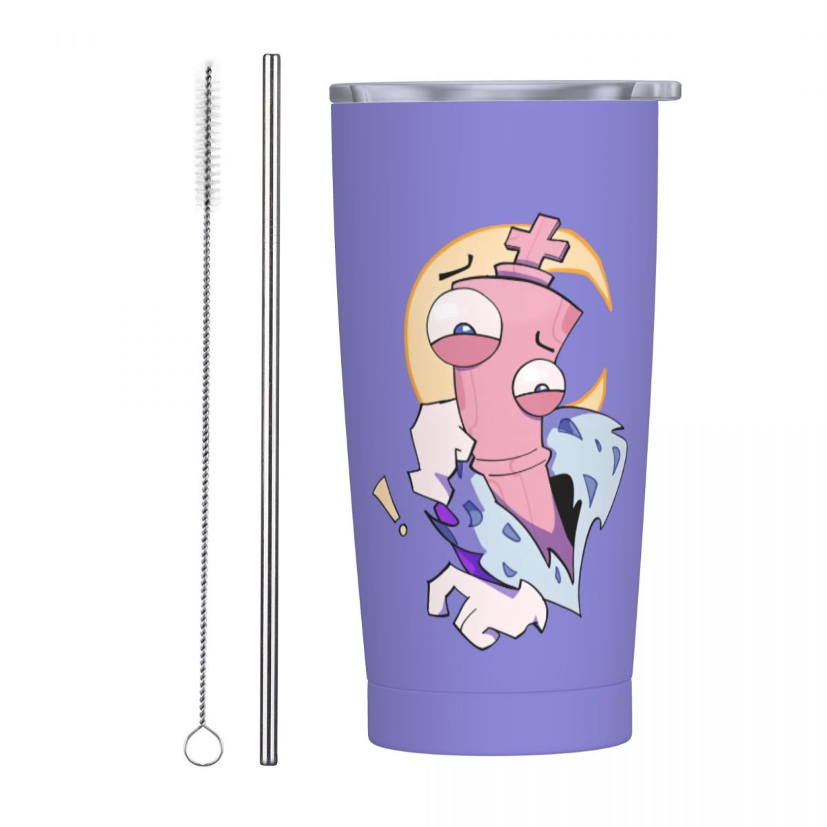 Double Wall Mug - Cartoon Digitals Circus Gangle Tumbler, Tasses