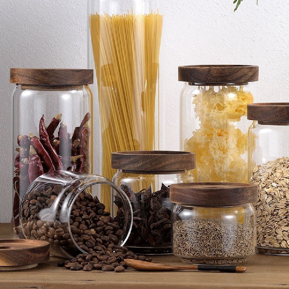 Coffee Tea And Sugar Canister Set - Bocal de conservation alimentaire en verre