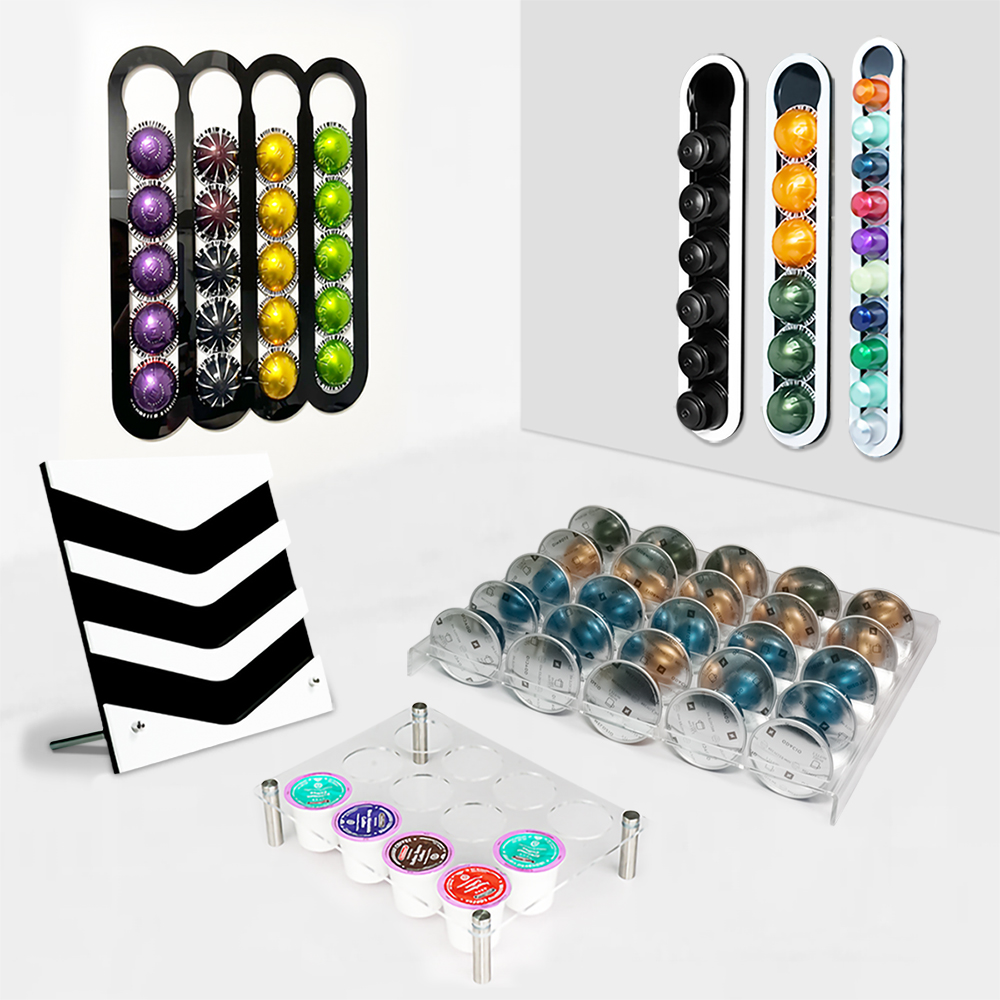 Coffee Capsule Holder - Porte-Capsules de café multi-types, plateau organisateur