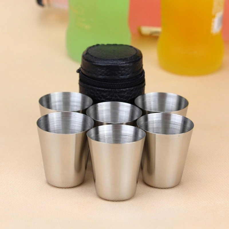 Coffee Tea And Sugar Canister Set - 4/6 pièces tasses en acier inoxydable