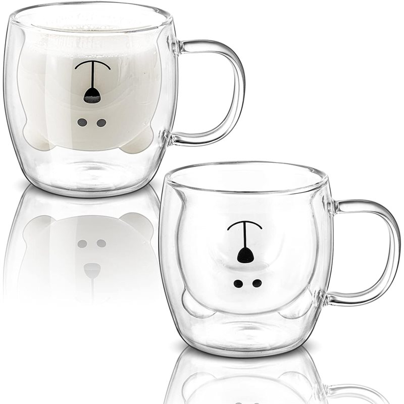 Double Wall Mug - A76I - Lot de 2 tasses