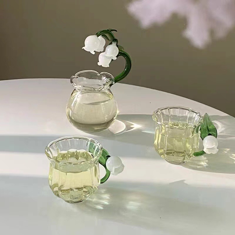 Valley Tea And Coffee - Verres en verre du muguet, verres