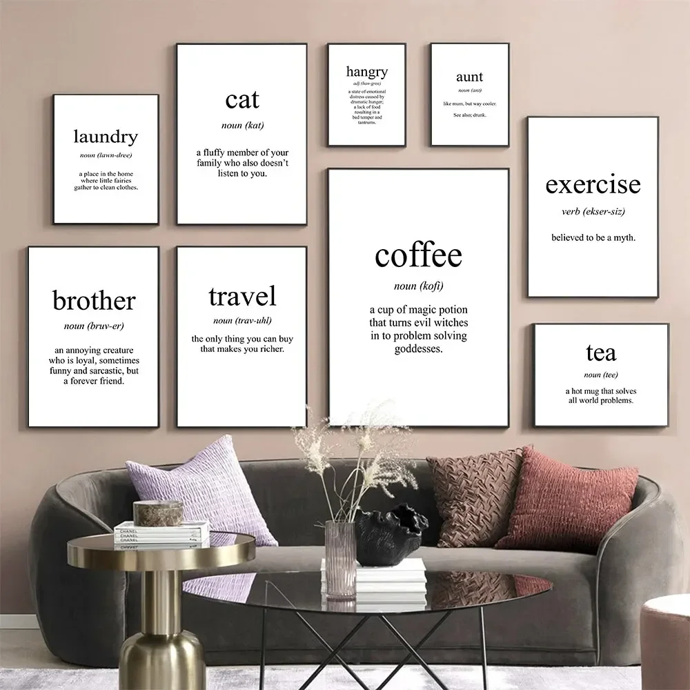 Coffee To Tea Meaning - Tableau sur toile inspirant sur le