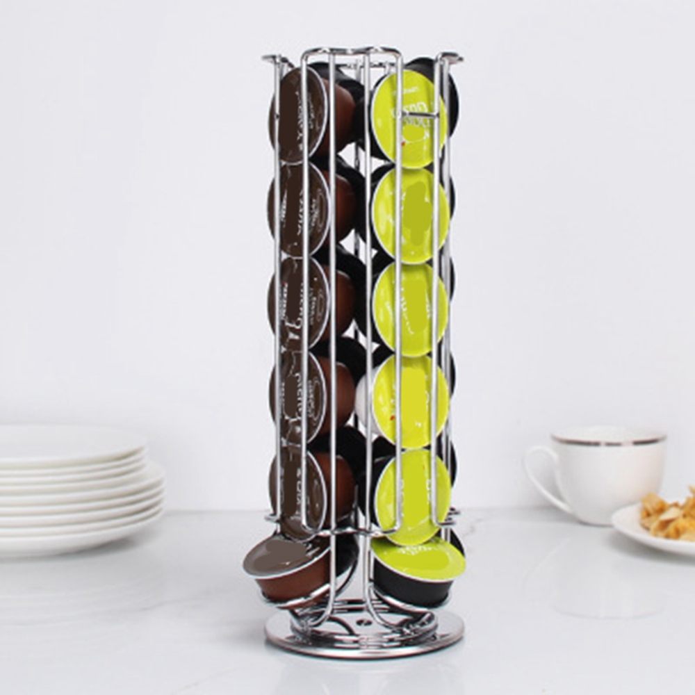 Coffee Capsule Holder - Support rotatif pour dosettes de café