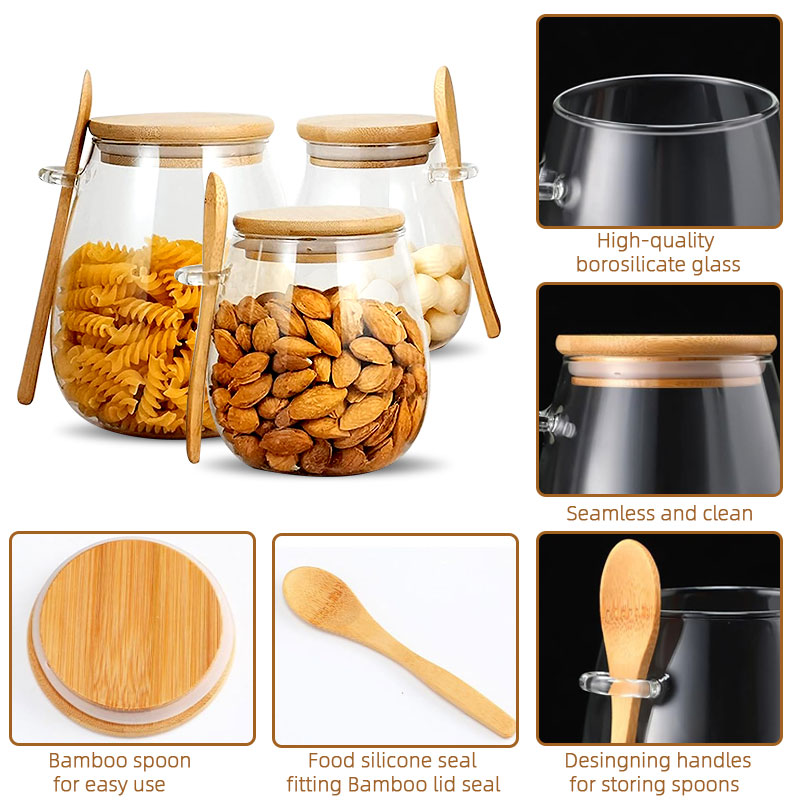 Pot en verre scellé de 34oz av - Coffee Tea And Sugar Canister Set avis et prix