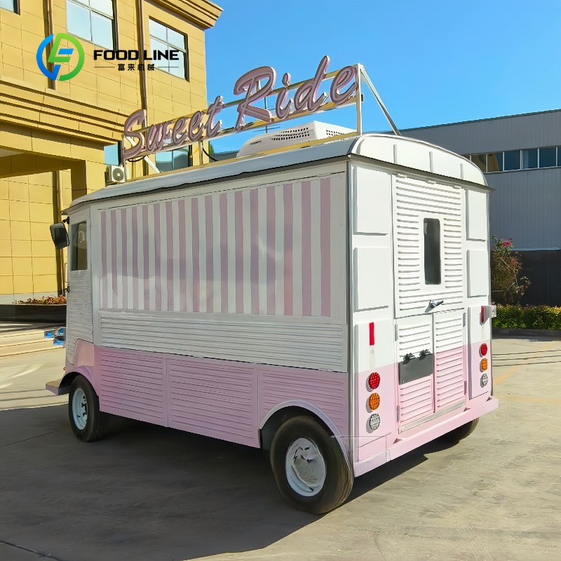 Food Truck Rose Personnalisé e - Coffee Tea Van avis et prix