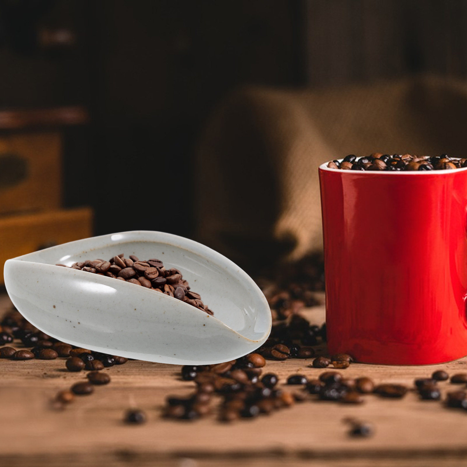 Plateau de dosage en céramique - Coffee Tea Bean Leaf avis et prix