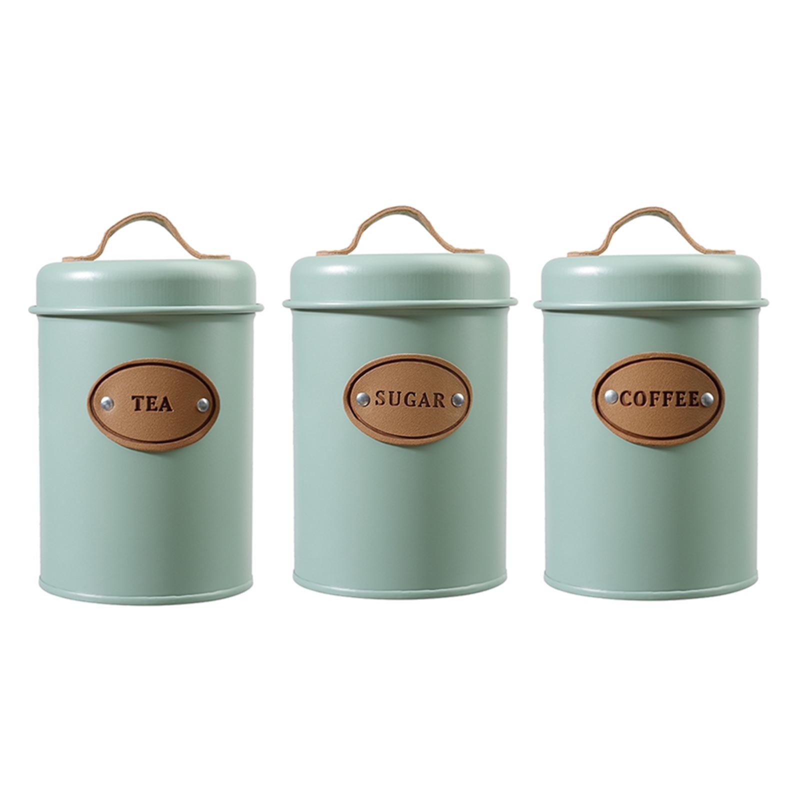 Ensemble de 3 récipients de cu - Coffee Tea Sugar Container Set avis et prix