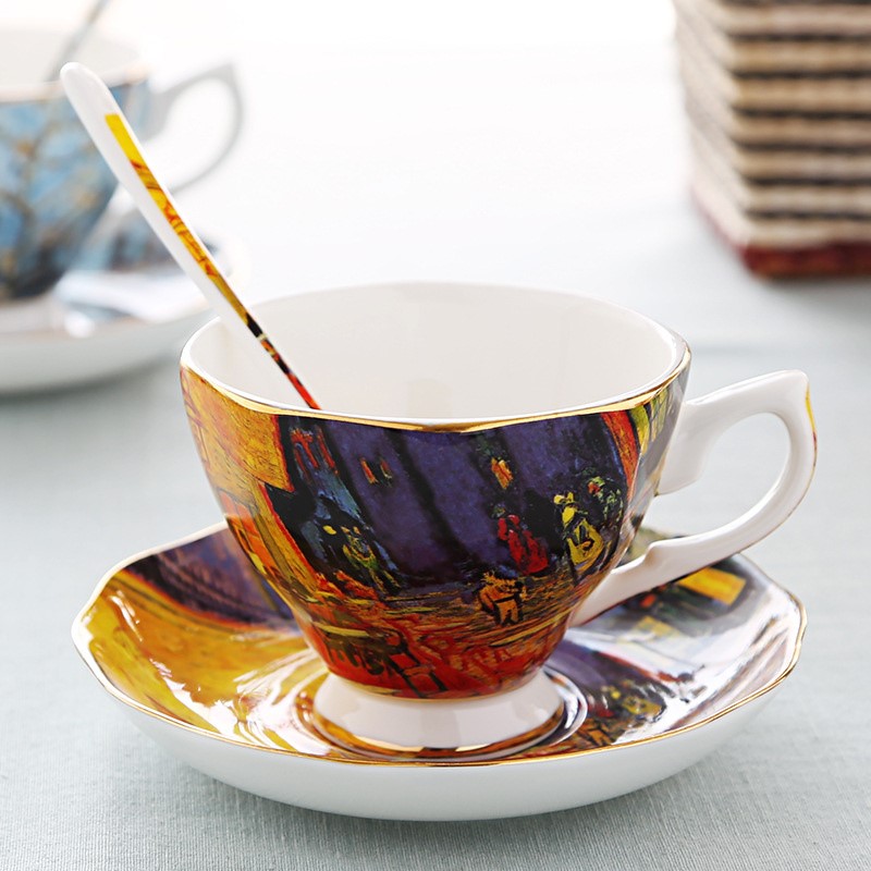 Van Gogh – tasse à café, peint - Coffee Tea Van avis et prix