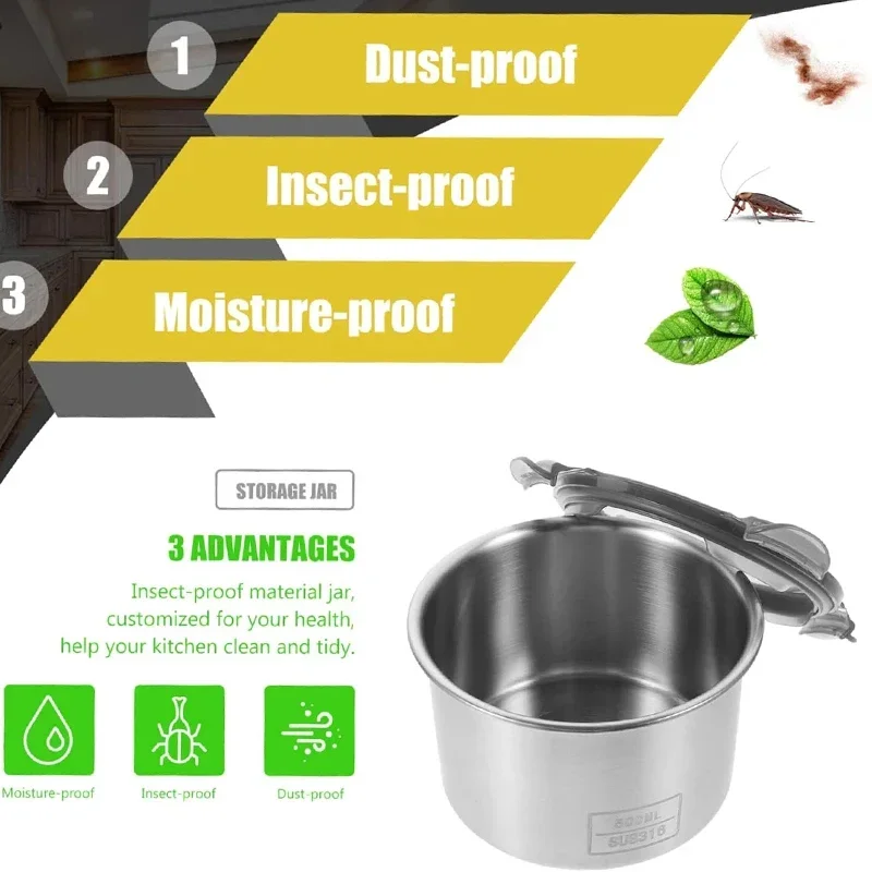 Récipient alimentaire en acier - Coffee Tea Bean Leaf avis et prix