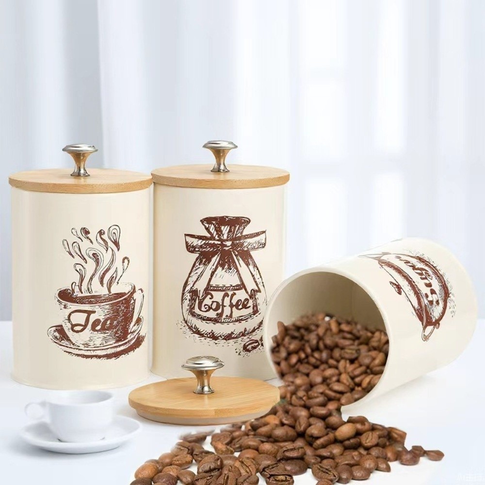 Ensemble de 3 boîtes à café en - Coffee Tea Sugar Container Set avis et prix