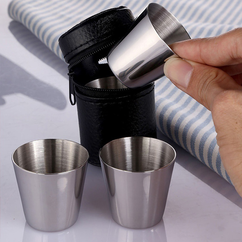 4/6 pièces tasses en acier ino - Coffee Tea And Sugar Canister Set avis et prix