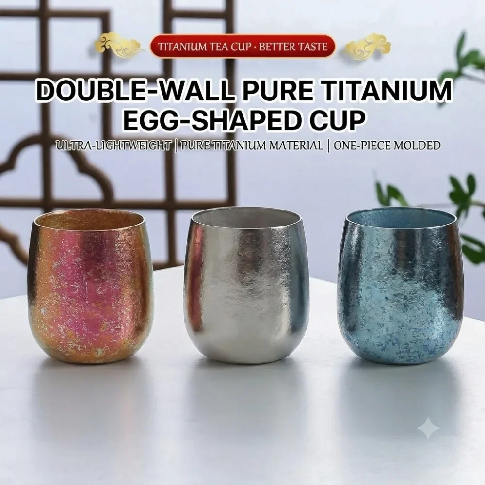 Tasse à café en titane pur à d - Double Wall Mug avis et prix