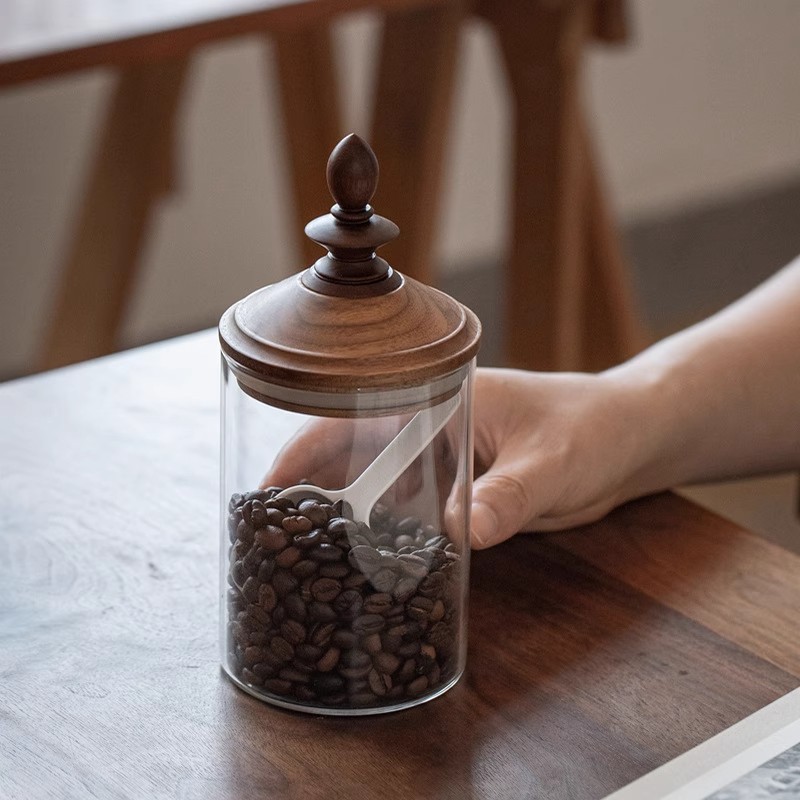 Pot de stockage de grains de c - Coffee Tea Bean Leaf avis et prix