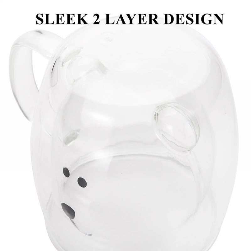 A76I - Lot de 2 tasses en verr - Double Wall Mug avis et prix