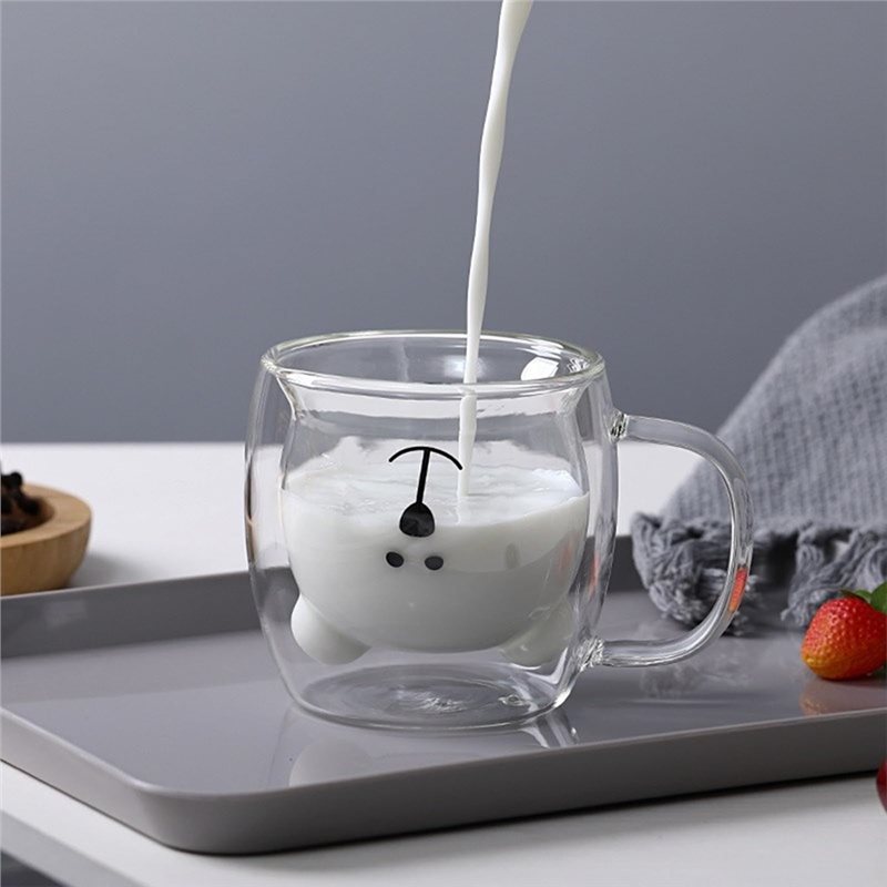 A76I - Lot de 2 tasses en verr - Double Wall Mug avis et prix