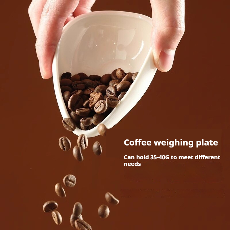 Plateau doseur en céramique po - Coffee Tea Bean Leaf avis et prix