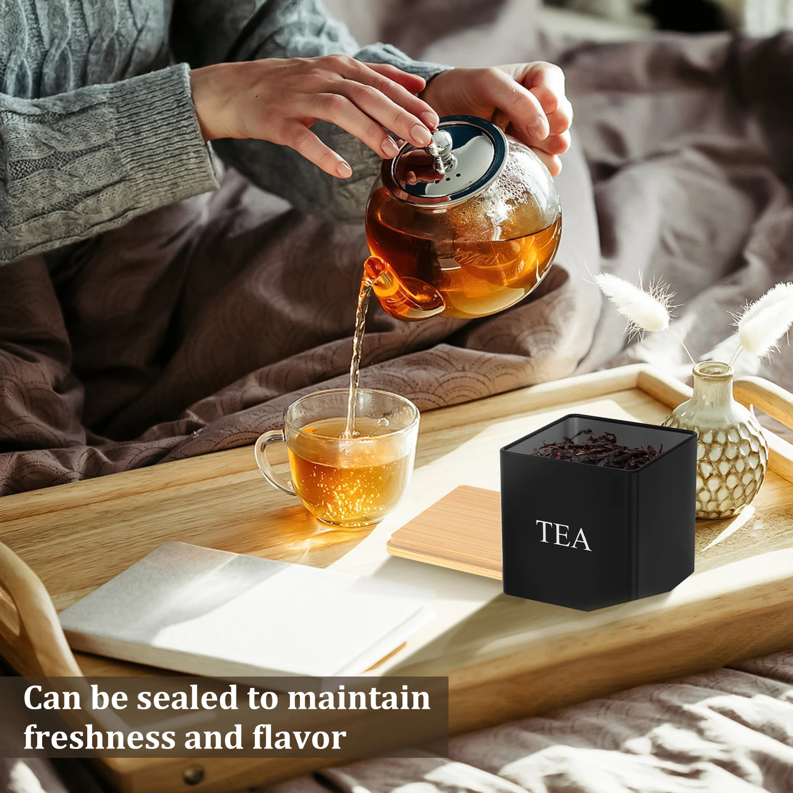 Ensemble de 3 boîtes à thé, su - Coffee Tea And Sugar Canister Set avis et prix