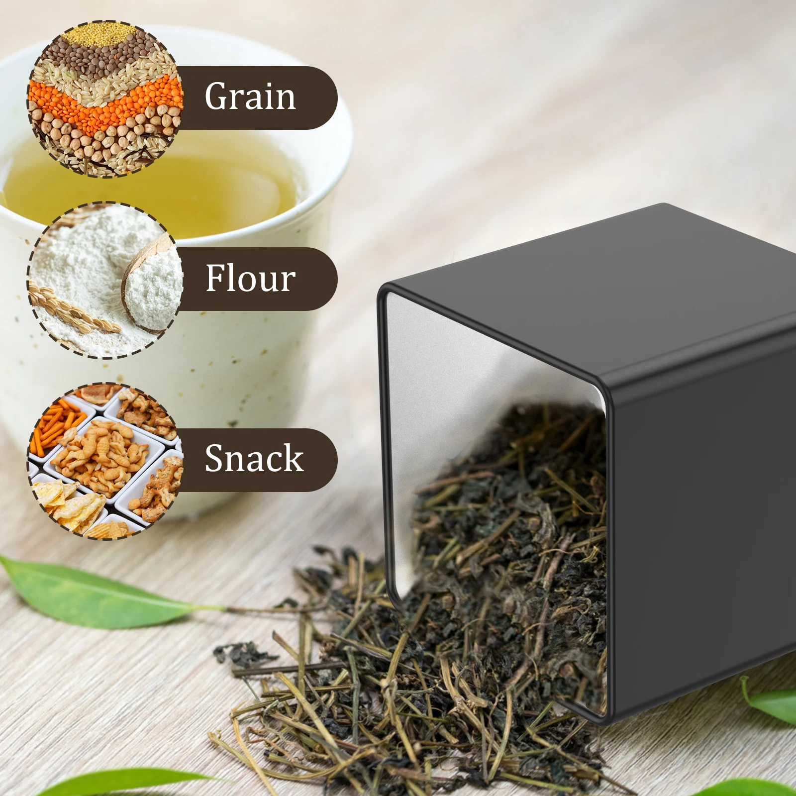 Ensemble de 3 boîtes à thé, su - Coffee Tea And Sugar Canister Set avis et prix