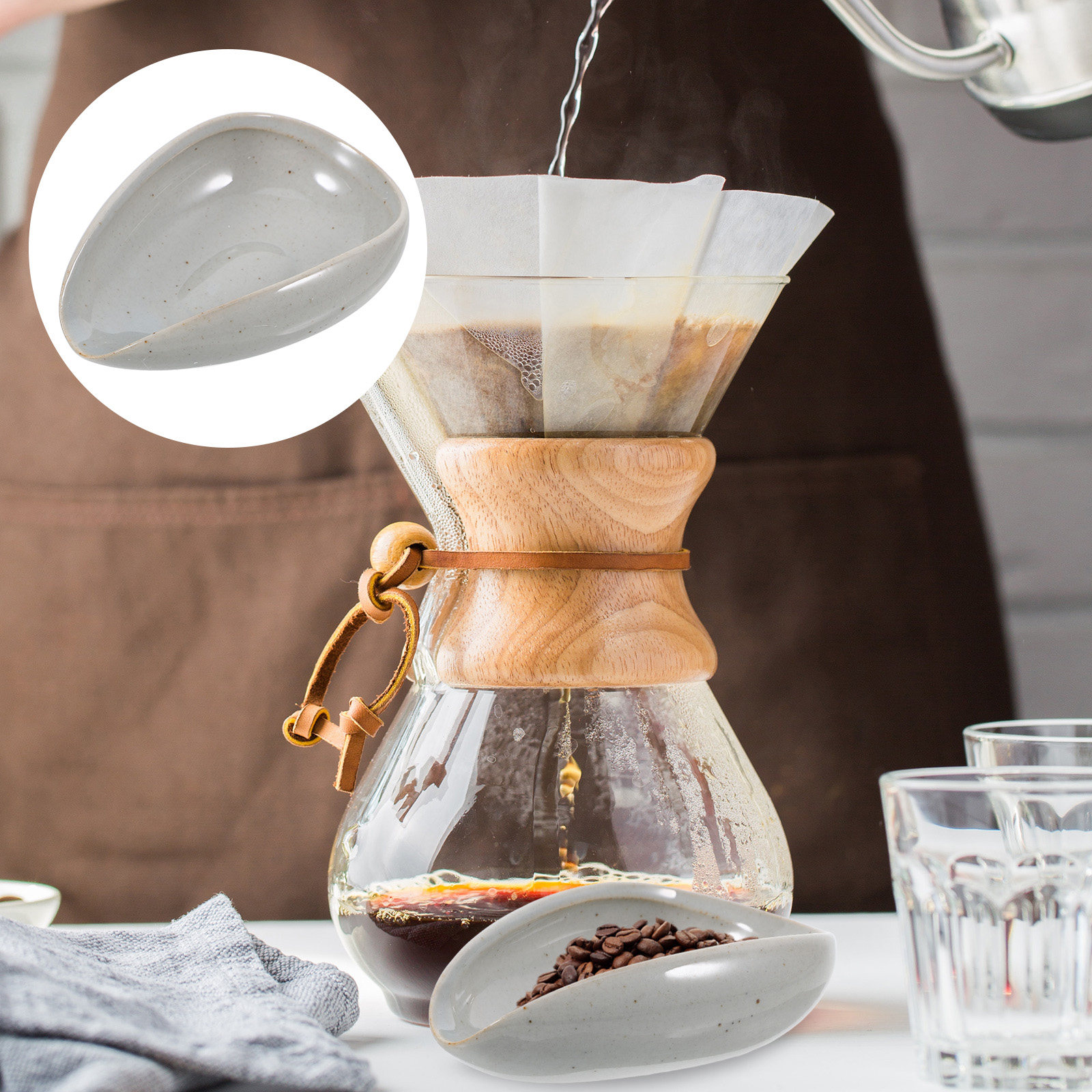 Plateau en céramique pour grai - Coffee Tea Bean Leaf avis et prix