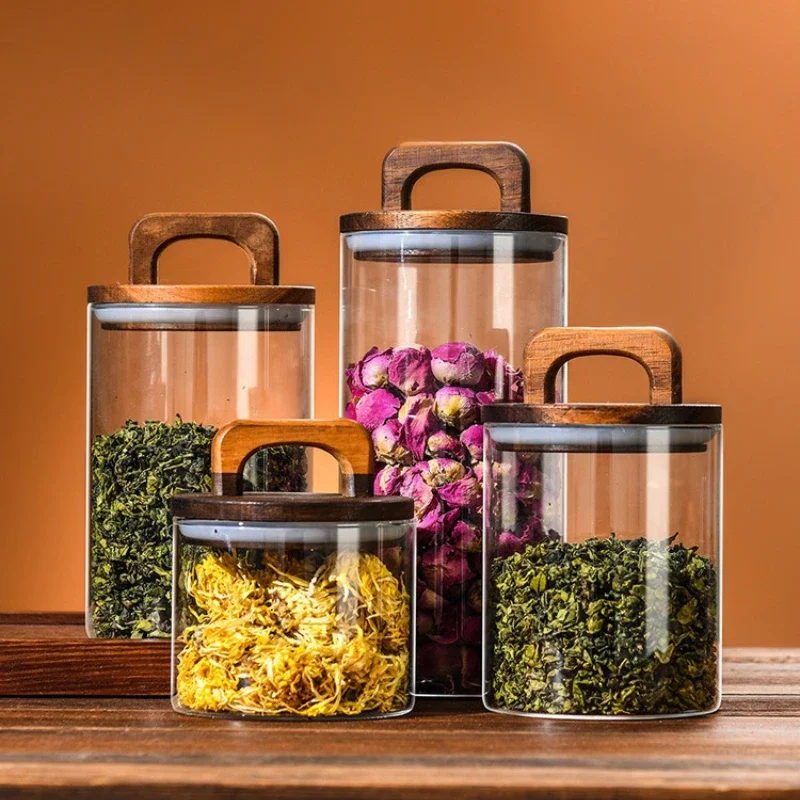 Pot en verre transparent avec  - Coffee Tea Sugar Container Set avis et prix
