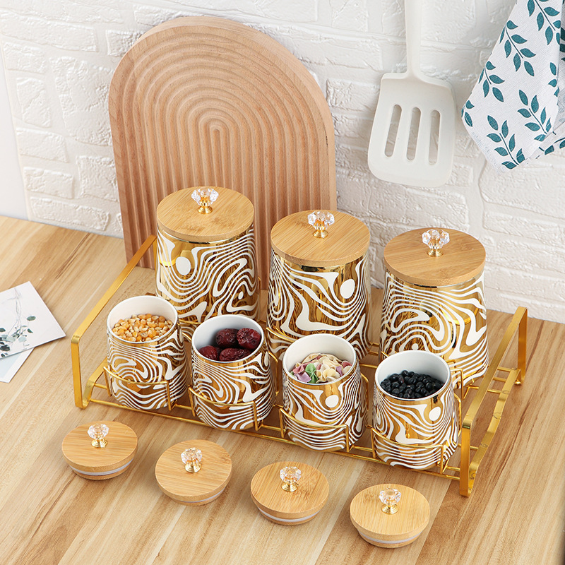 Ensemble de 7 boîtes de cuisin - Coffee Tea And Sugar Canister Set avis et prix