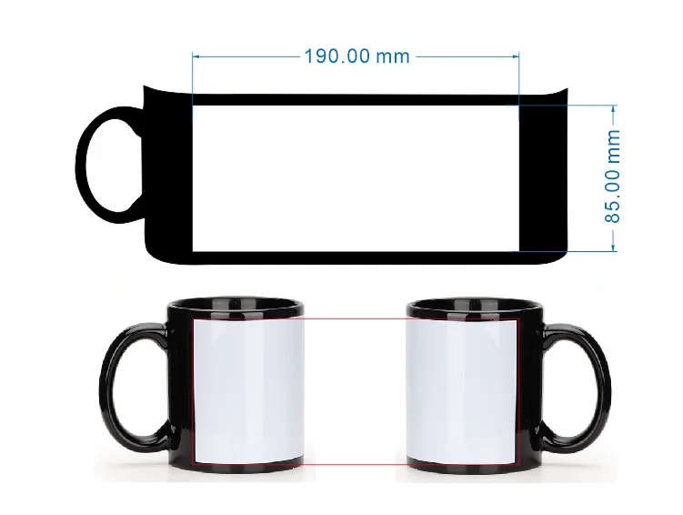 Tasse noire DIY Logo tasse en  - Coffee Tea Photos avis et prix