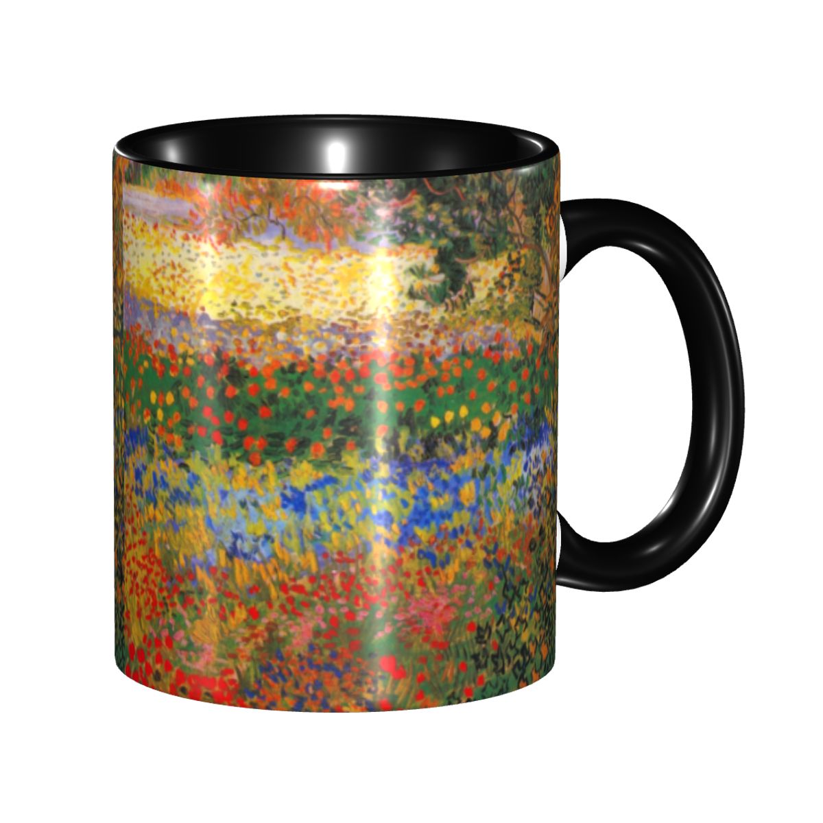 Peinture de jardin de fleurs p - Coffee Tea Van avis et prix